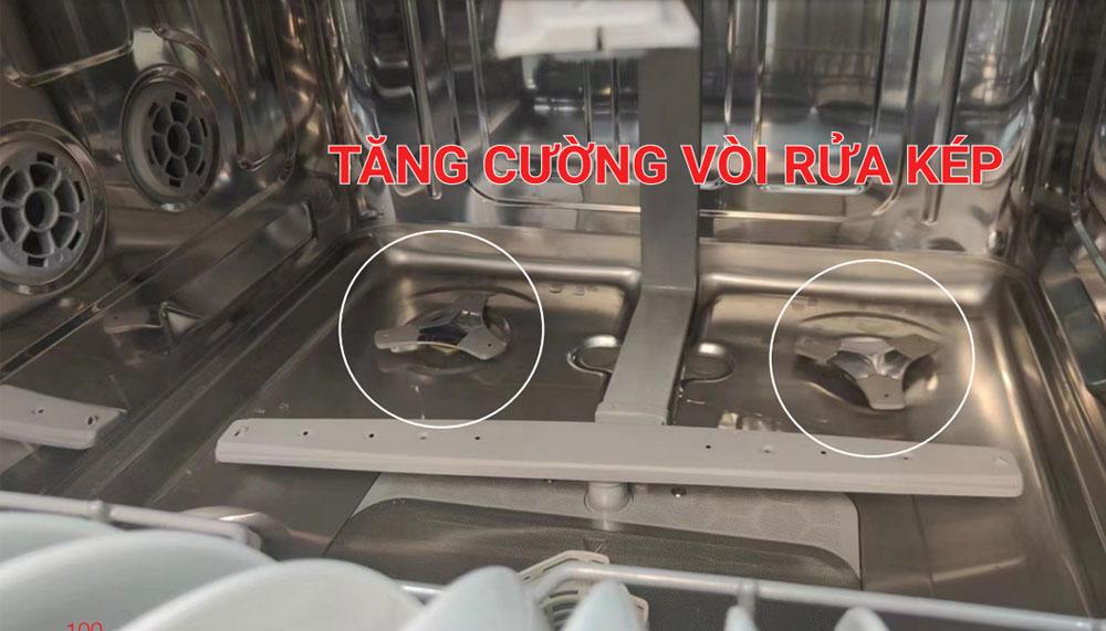 Máy rửa chén độc lập màu trắng KAFF KF-SBL775W New Plus 12