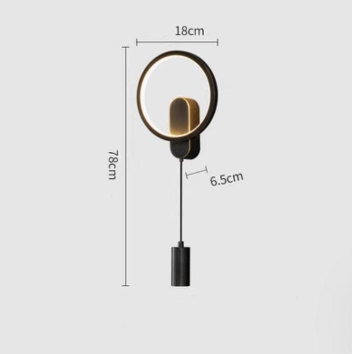Đèn gắn tường bằng đồng sang trọng Bắc Âu MLU566 6