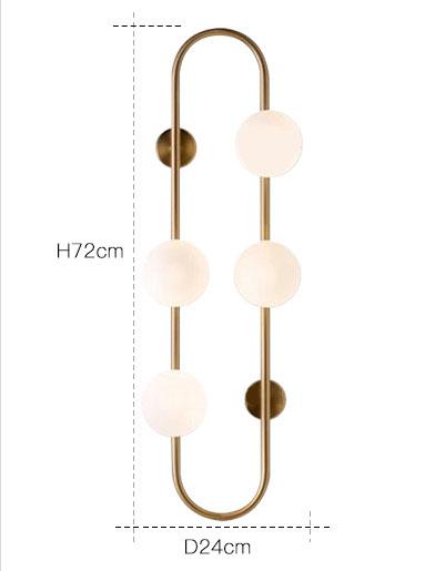 Đèn gắn tường decor hình ghim cài sáng tạo MLU200 9