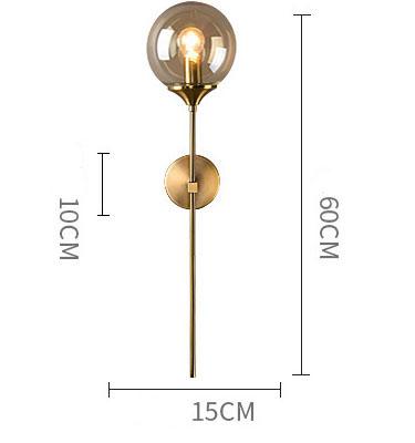 Đèn gắn tường thủy tinh tối giản phong cách Bắc Âu MLU432 10