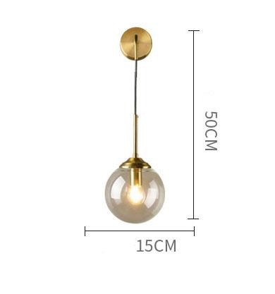 Đèn gắn tường thủy tinh tối giản phong cách Bắc Âu MLU432 11