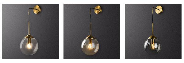 Đèn gắn tường thủy tinh tối giản phong cách Bắc Âu MLU432 12