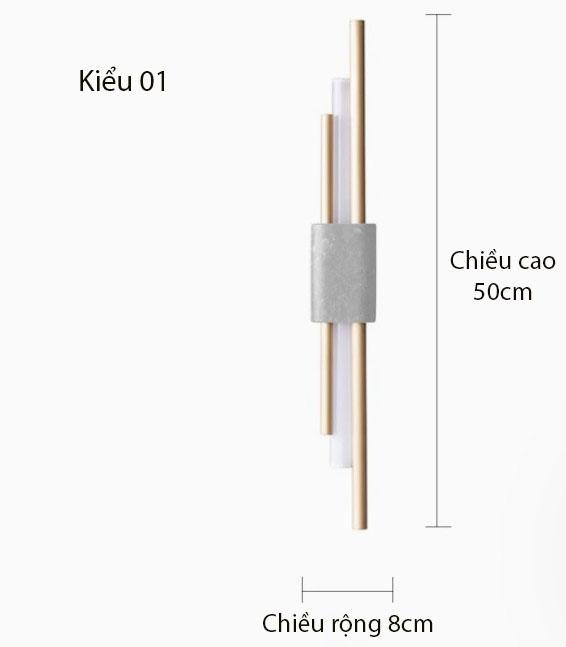 Đèn gắn tường trang trí phòng khách tối giản MLU233 7