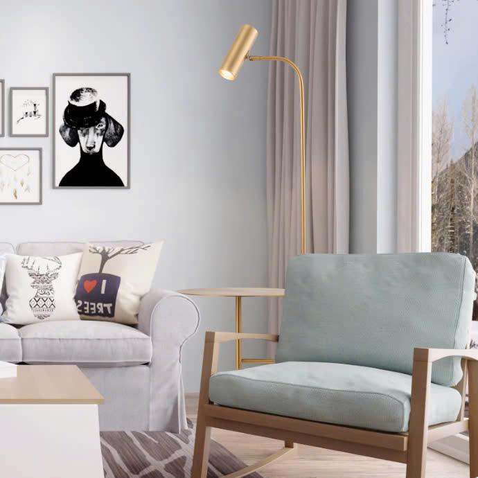 Đèn sàn đứng đế đá cẩm thạch kiểu Mỹ hiện đại MLU589 8