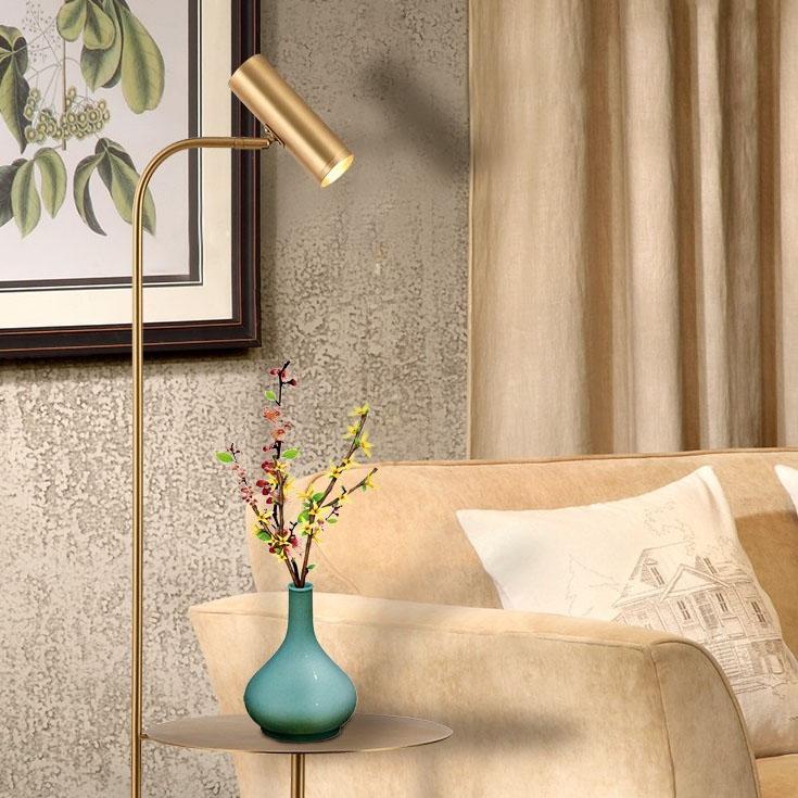 Đèn sàn đứng đế đá cẩm thạch kiểu Mỹ hiện đại MLU589 9