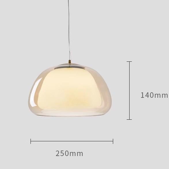Đèn thả trần thủy tinh decor phong cách Đan Mạch DG987 12