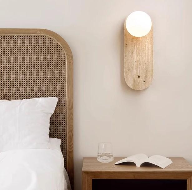 Đèn tường đá cẩm thạch phong cách Wabi Sabi MLU231 6