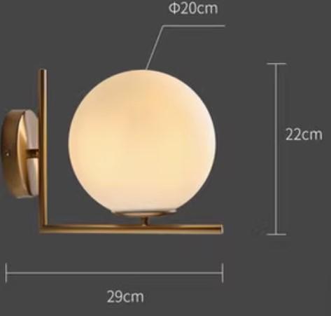 Đèn tường phòng ngủ hành lang hiện đại Bắc Âu MLU371 7