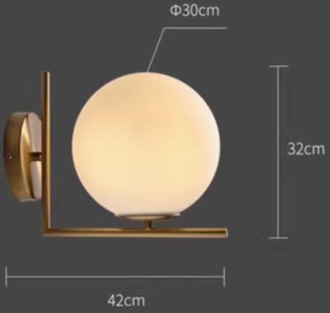 Đèn tường phòng ngủ hành lang hiện đại Bắc Âu MLU371 9