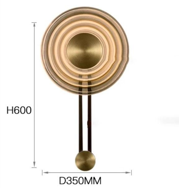 Đèn tường nghệ thuật decor phòng khách MLU445 6