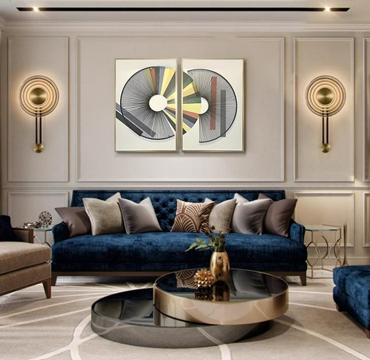 Đèn tường nghệ thuật decor phòng khách MLU445 11