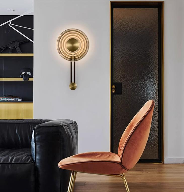 Đèn tường nghệ thuật decor phòng khách MLU445 9