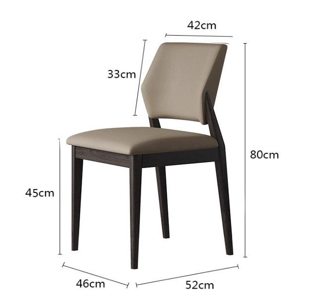 Ghế ăn bằng gỗ tựa lưng phong cách Trung Cổ SEN901 12