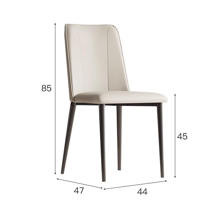 Ghế ăn bọc da thiết kế tối giản kiểu Ý SEN9013 11