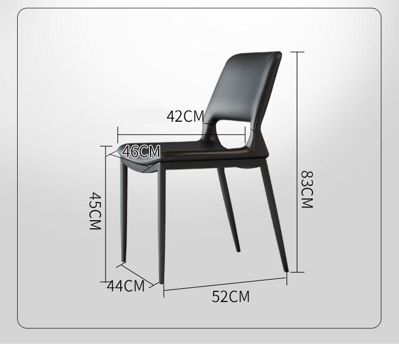 Ghế ăn bọc da tối giản phong cách Bắc Âu SHM117 15