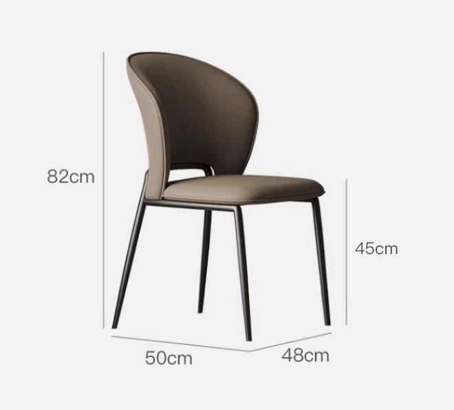 Ghế ăn gia đình bọc da sang trọng kiểu Ý SEN405 12