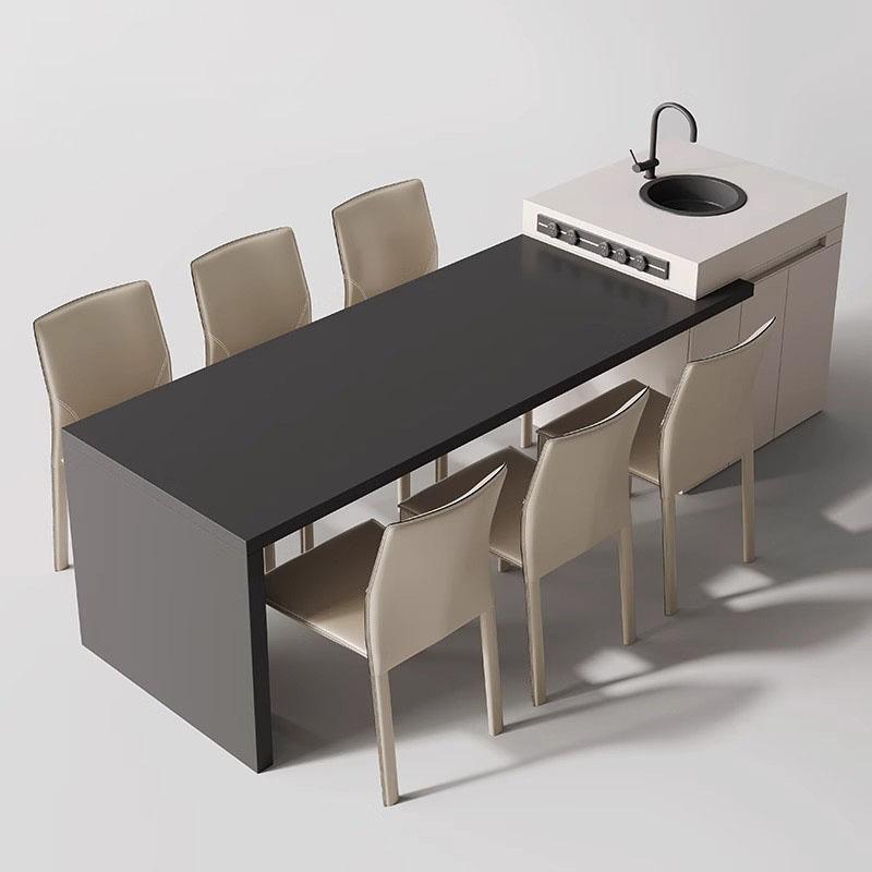Ghế ăn tựa lưng bọc da kiểu Ý SEN015 12
