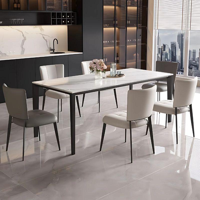 Ghế bàn ăn bọc da hiện đại phong cách Ý JIN7385 (4)