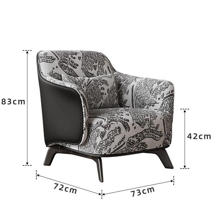 Ghế bành bọc vải nhung retro sang trọng kiểu Pháp SAB285 10