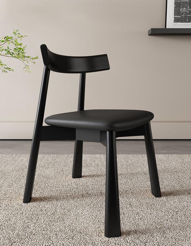 Ghế ăn gỗ nguyên khối tối giản phong cách Wabi-sabi SEN09 9