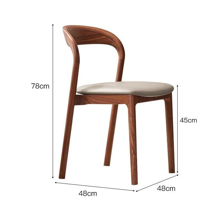 Ghế gỗ cafe tối giản phong cách Wabi-sabi SEN18 9