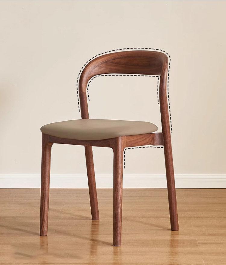 Ghế gỗ cafe tối giản phong cách Wabi-sabi SEN18 7