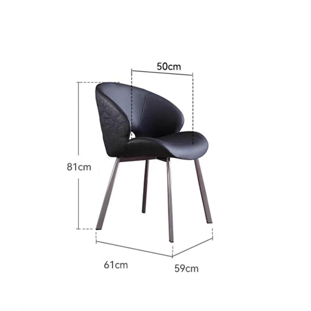 Ghế nhà hàng Ý lưng dày hiện đại sang trọng JIN97 9