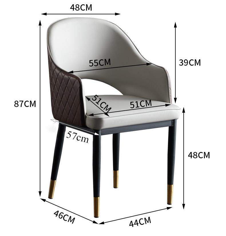 Ghế phòng họp da dòng Nordic Design cao cấp SC005 10