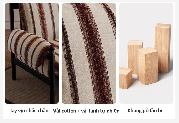 Ghế sofa đơn thư giãn phòng khách tựa lưng êm ái SAB057 15