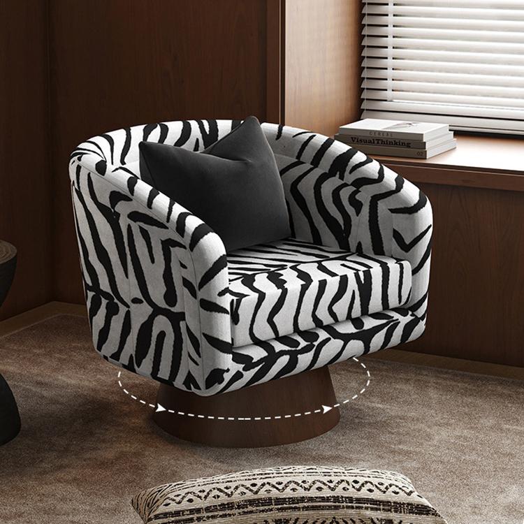 Sofa đơn bạch hổ chân xoay kiểu Pháp SAB944 11