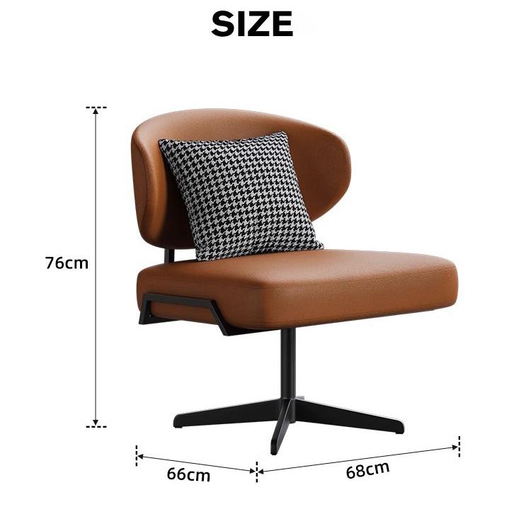 Sofa cà phê lễ tân văn phòng hiện đại bọc da SAB488 14