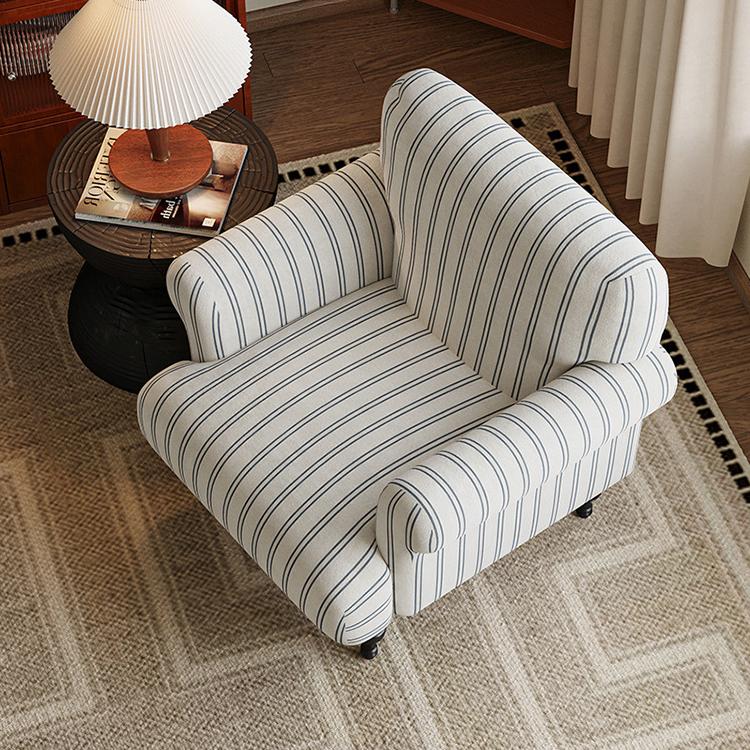 Sofa đơn kiểu Pháp cổ điển phong cách wabisabi SAB544 9