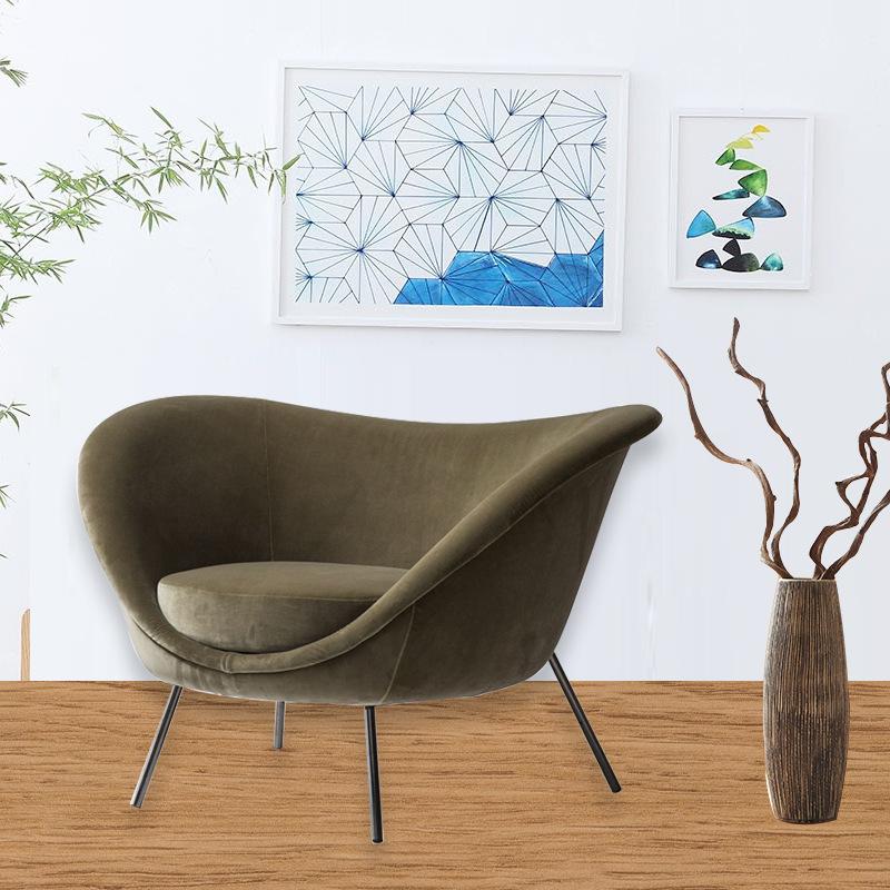 Sofa đơn tựa lưng sang trọng decor showroom FAD343 11