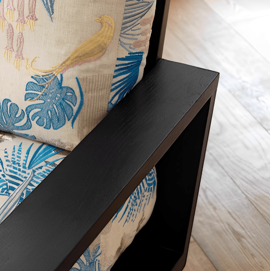 Sofa đơn vải thêu họa tiết phong cách cổ điển SAB248 10