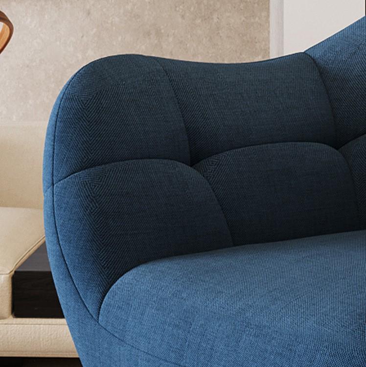 Sofa lười chân xoay vải lanh kiểu Italian sang trọng FAD271 20