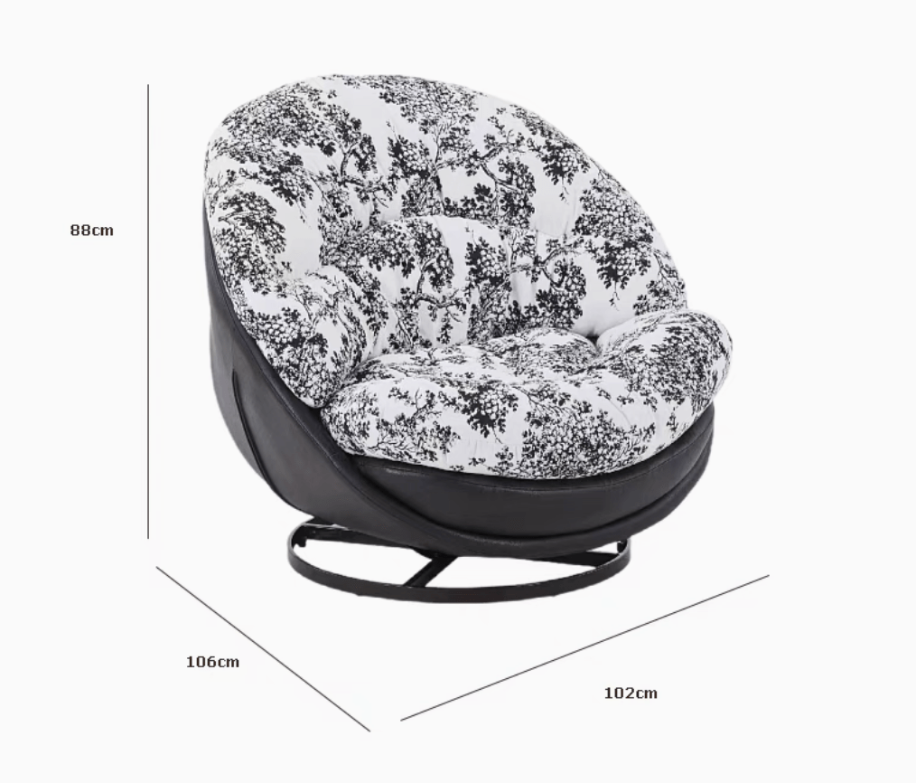 Sofa lười vải nhung phong cách Italia FAD886 11