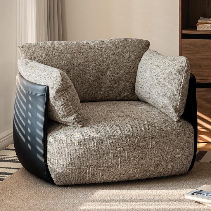Sofa lười thư giãn bọc vải phòng khách kiểu Bắc Âu SAB529 10