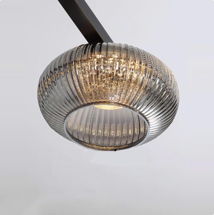 Đèn LED trần nhiều bóng thân đồng Ý cao cấp ZHM873 12