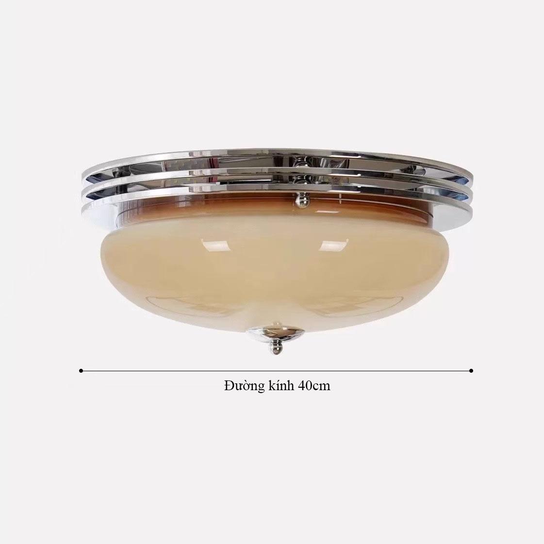 Đèn ốp trần decor quả trứng thủy tinh Bauhaus retro DG2238 11