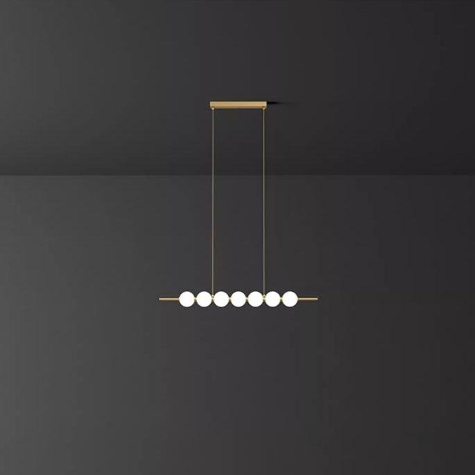 Đèn thả bàn ăn bằng đồng decor ngọc trai ZHM316 13