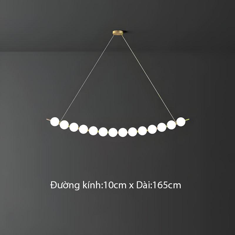 Đèn thả bằng đồng decor phòng ăn hiện đại ZHM568 8