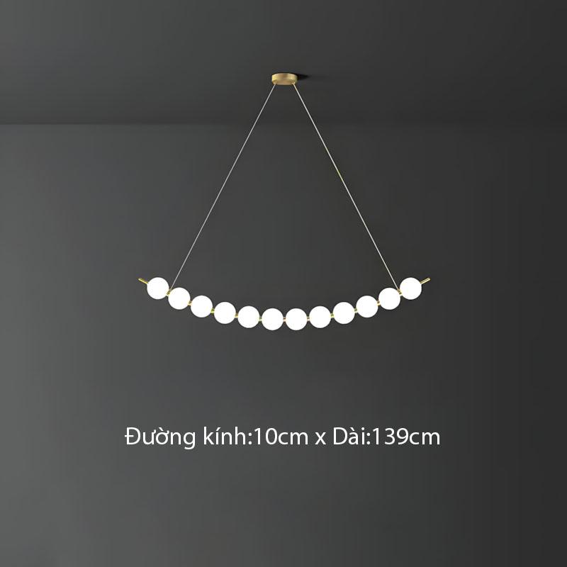 Đèn thả bằng đồng decor phòng ăn hiện đại ZHM568 7