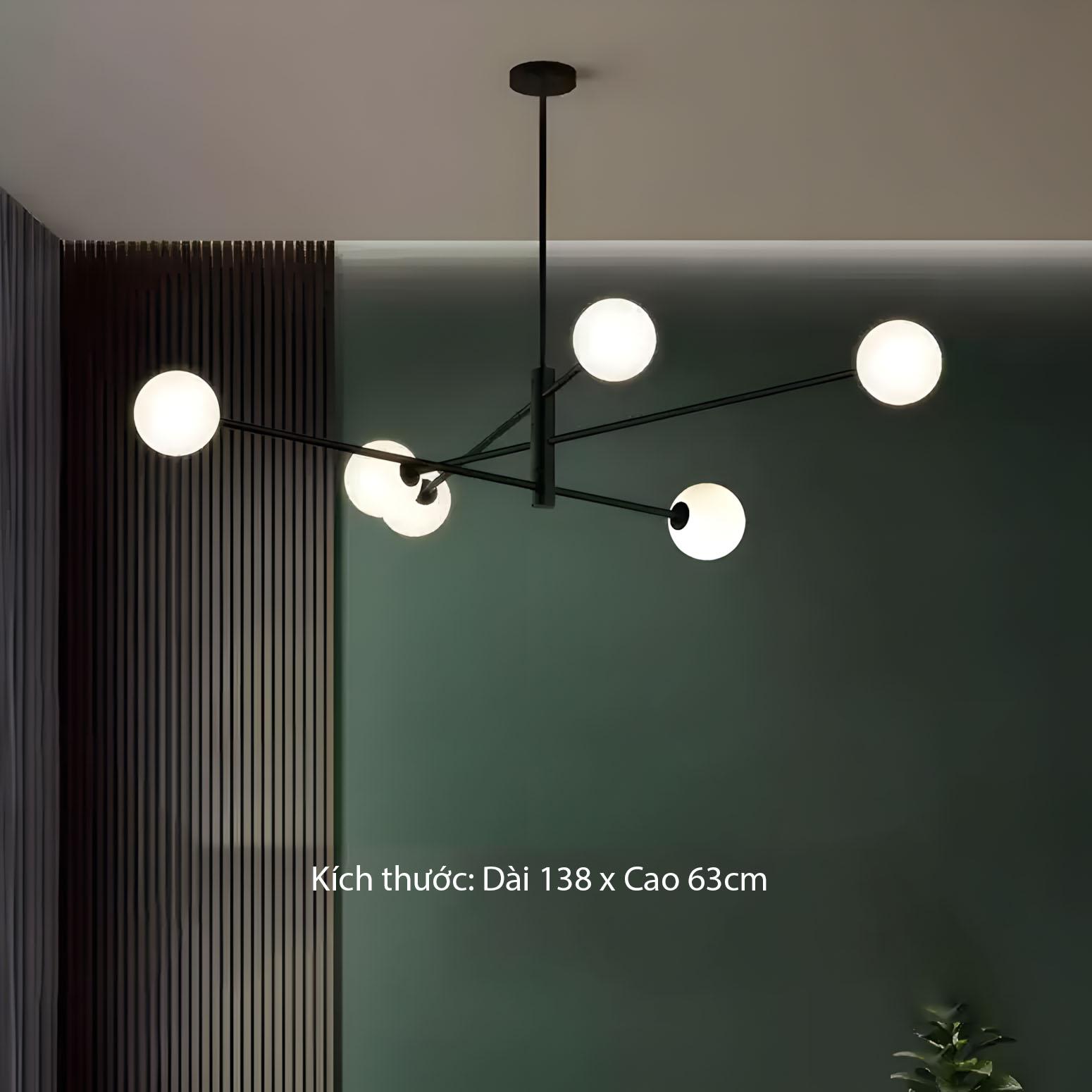 Đèn thả thủy tinh nghệ thuật độc đáo ZHM442 6
