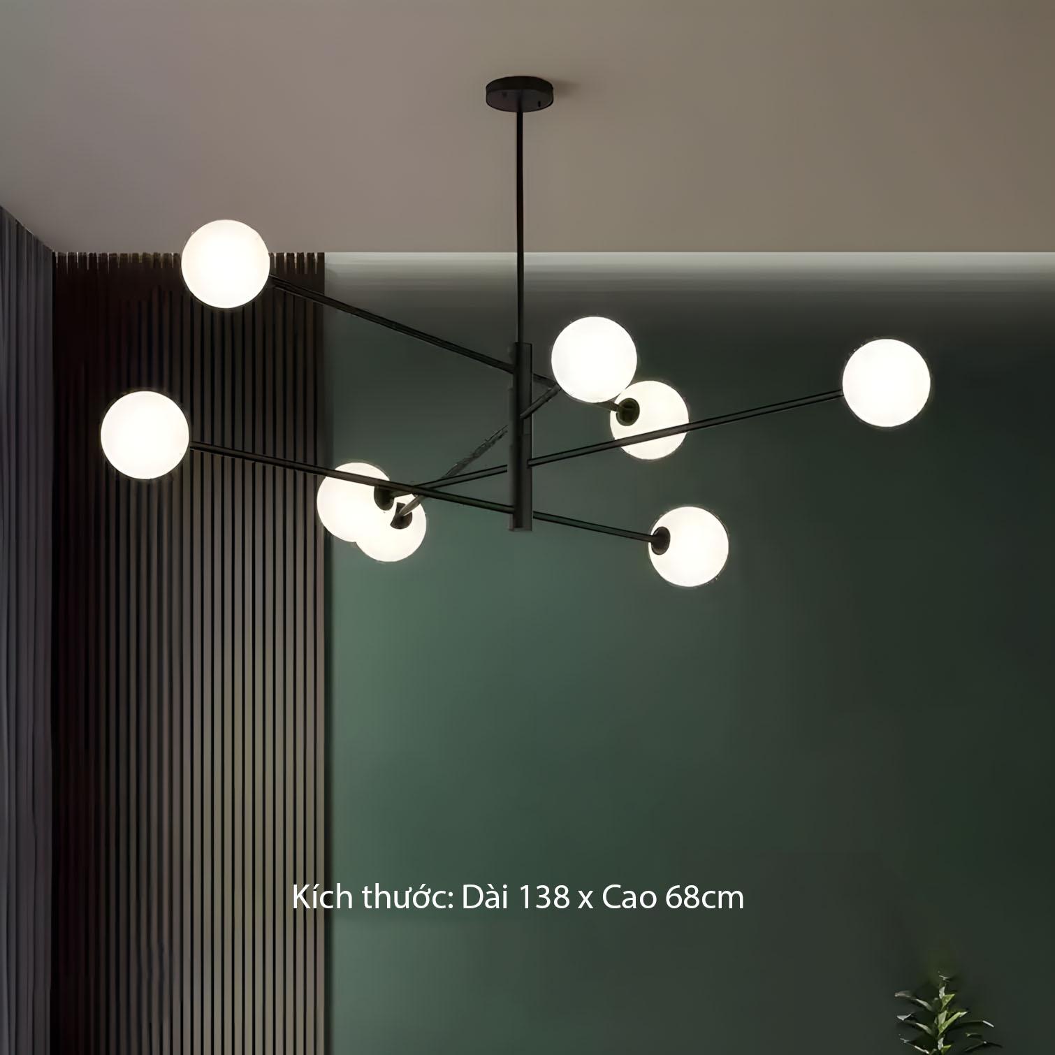 Đèn thả thủy tinh nghệ thuật độc đáo ZHM442 7