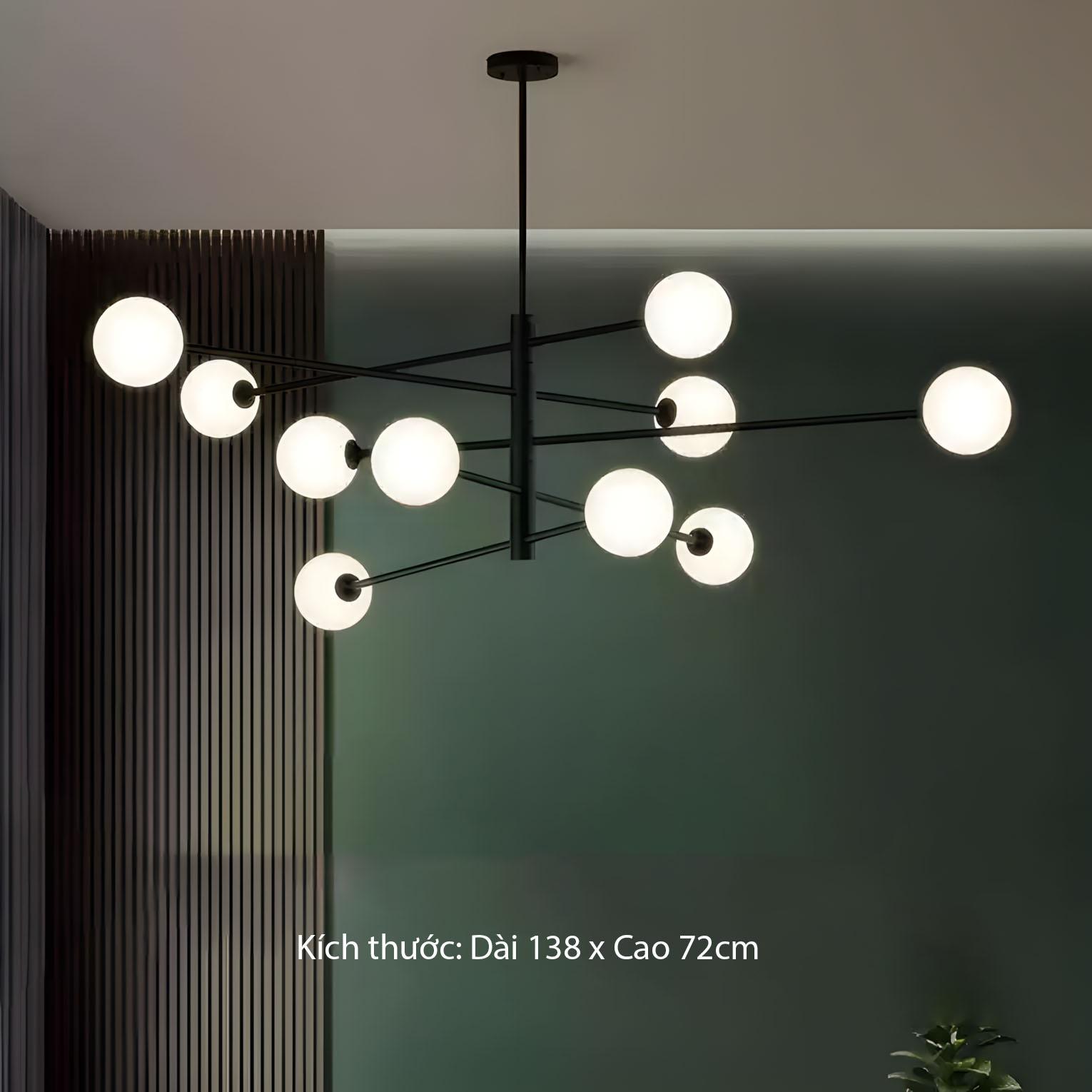 Đèn thả thủy tinh nghệ thuật độc đáo ZHM442 9