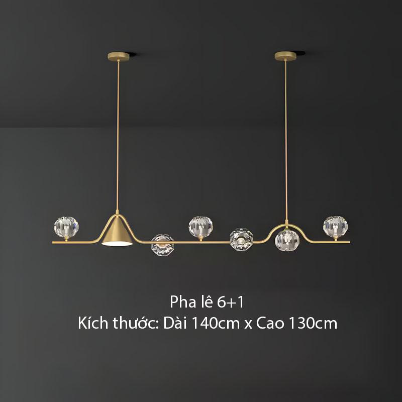 Đèn thả trần bằng đồng decor phòng ăn sáng tạo ZHM150 5