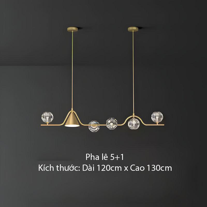 Đèn thả trần bằng đồng decor phòng ăn sáng tạo ZHM150 7