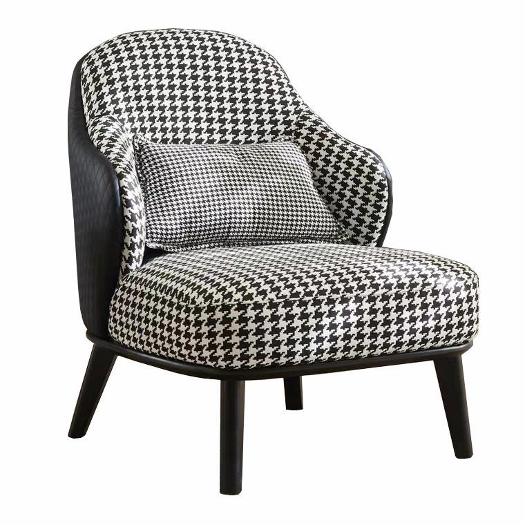 Ghế sofa đơn vải lanh chân thép cho phòng khách FAD683 11