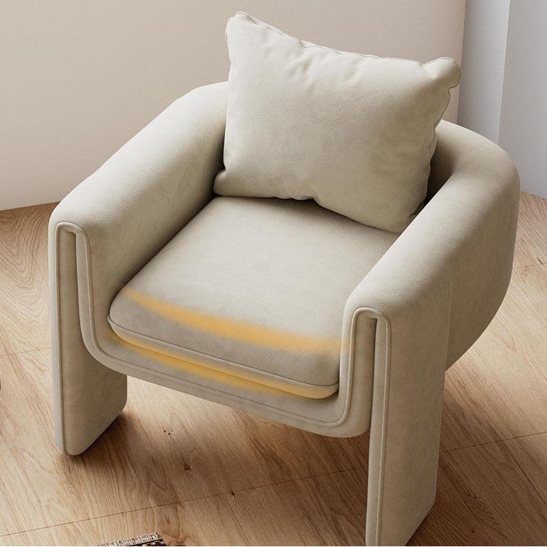 Ghế sofa đơn vải nhung dòng Nordic light sang trọng FAD655 11