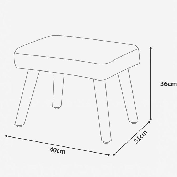 Ghế sofa đơn vải nhung kẻ sọc cổ điển kiểu Bắc Âu AH290 18